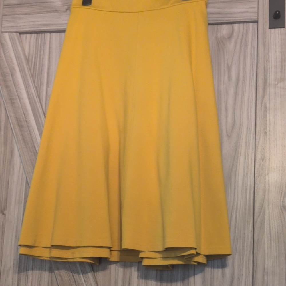 Elegant Yellow Women's Skirt